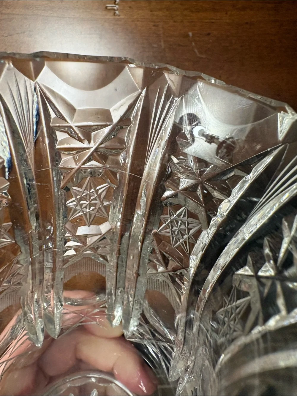 Lausitzer Bleikristall crystal vase - Picture 2 of 2